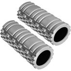tectake Fasciaroller massagerol - grijs, Set van 2, Sport en Fitness, Overige Sport en Fitness, Verzenden, Nieuw