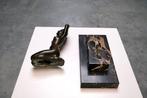 Maurice Font - Sculpture, Bathing Lady in Bronze - 20 cm -