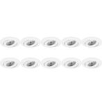 Pragmi Uranio Pro 10 Pack Spot Armatuur - GU10 Fitting - Kan, Verzenden, Nieuw