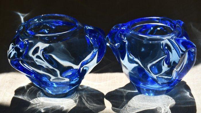 Škrdlovice - Jan Beranek - Vaas (2) - Glas-in-lood, Antiek en Kunst, Curiosa en Brocante