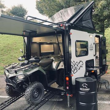 Caravane off-road / Remorque Quad Decamp Cross C3, Jusqu'à 4, Lit relevable, 4 à 5 mètres, 1000 - 1250 kg