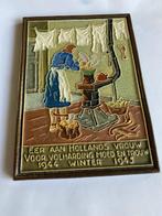 Carreau - Femme près du poêle à bois - De Porceleyne Fles,