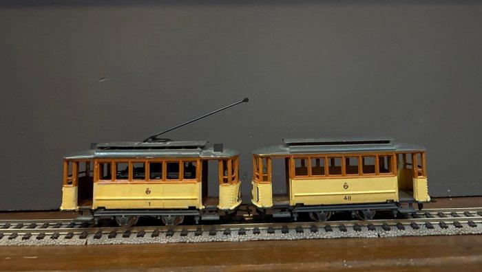 Rivarossi H0 - 6410 en 6420 - Modeltram (2) - Vintage., Hobby en Vrije tijd, Modeltreinen | H0