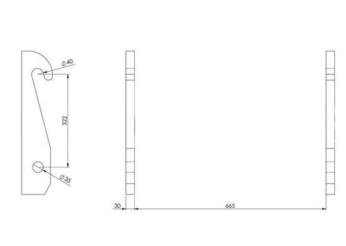 Aanlashaken Weidemann, Wacker, Mustang 30mm (Werktuigen), Zakelijke goederen, Landbouw | Werktuigen, Ophalen of Verzenden