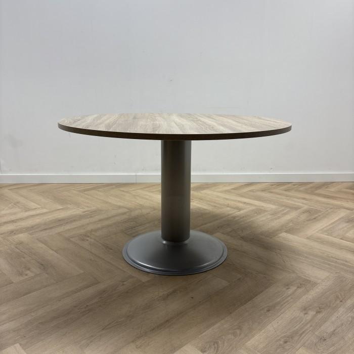 ronde vergadertafel, 120 cm, Midden eiken - grijs, Zakelijke goederen, Kantoor en Winkelinrichting | Kantoormeubilair en Inrichting