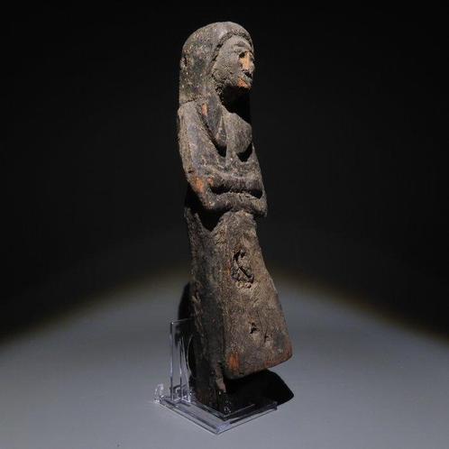 Égypte ancienne Bois Oushebti. Nouvel Empire, vers 1100 av., Verzamelen, Mineralen en Fossielen