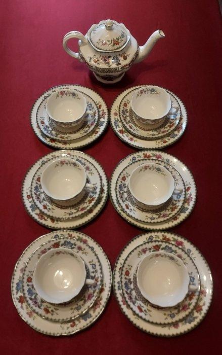 Theekopjesset voor 6 personen - Porselein - Spode Chinese, Antiquités & Art, Antiquités | Meubles | Tables