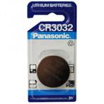 Panasonic Lithium CR3032 500mAh 3V knoopcel batterij 1 Stuk, Verzenden