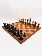 Jeu déchecs - Staunton Pattern Wooden Chess Set with, Antiquités & Art, Curiosités & Brocante