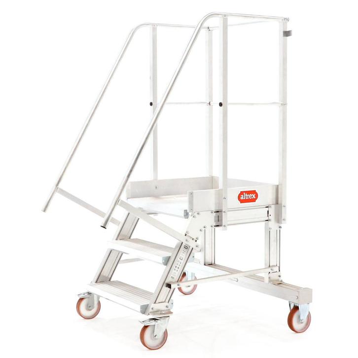 Gebruikte Bordestrap aluminium bordestrap enkelzijdig, 3, Doe-het-zelf en Bouw, Ladders en Trappen, Gebruikt, Ophalen of Verzenden