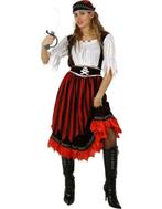 Piraten dames kostuum burlesque, Ophalen of Verzenden