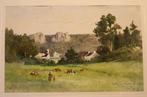 Edmond Chagot (1832-?) - Vallée de Camfrout près de Kerléon