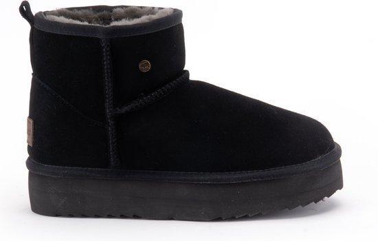 Warmbat Wallaby Suede boot Plateau Dames Laarzen - Zwart..., Vêtements | Femmes, Chaussures, Envoi