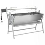 vidaXL Draaispit barbecue ijzer en roestvrij staal, Verzenden, Nieuw