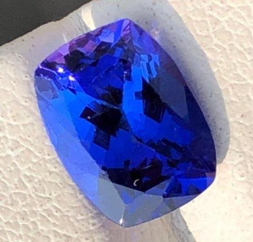 Bleu, Violet Tanzanite - 2,38 ct - International Gemological, Handtassen en Accessoires, Edelstenen