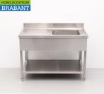 HCB RVS Spoeltafel spoelbak rechts 120 x 70 cm Horeca, Ophalen of Verzenden