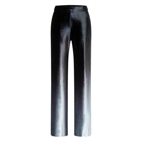 MAC • zwart grijze velvet Chiara broek • 38, Kleding | Dames, Broeken en Pantalons, Verzenden