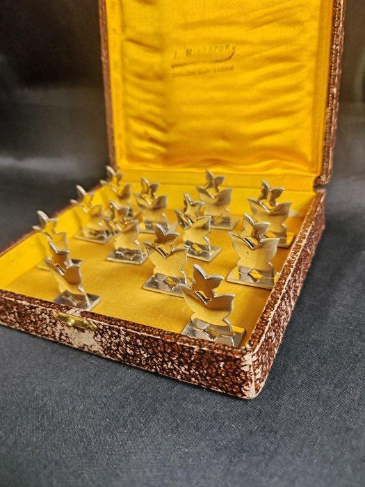 Messensteun (12) - geplateerd met zilver, Antiek en Kunst, Antiek | Meubels | Tafels