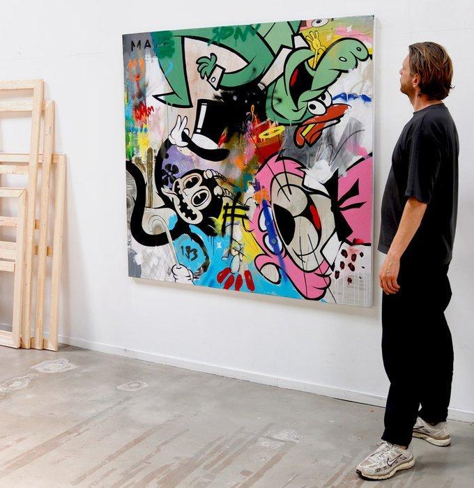 Michiel Folkers (1982) - Tame Wild (XXL), Antiek en Kunst, Kunst | Schilderijen | Modern