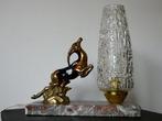 Lampe décorative Art Déco - Tafellamp - Marmer, glas,