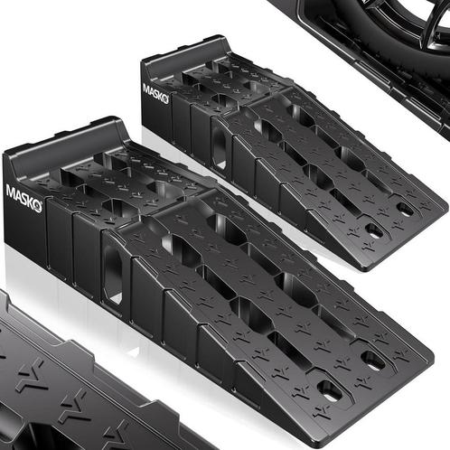 MASKO® Oprijplaat - set van 2 - tot 7 ton - Antisliplaag - O, Doe-het-zelf en Bouw, Gereedschap | Overige machines, Verzenden