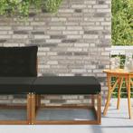 vidaXL Buiten Voetenbank Massief Acacia Hout Naturel, Tuin en Terras, Verzenden, Nieuw