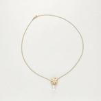 Ketting met hanger - 14 karaat Geel goud Diamant, Handtassen en Accessoires