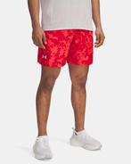 Under Armour Launch 7 Print Shorts-Red 713 - Maat MD, Kleding | Heren, Overige kleuren, Maat 48/50 (M), Under Armour, Nieuw