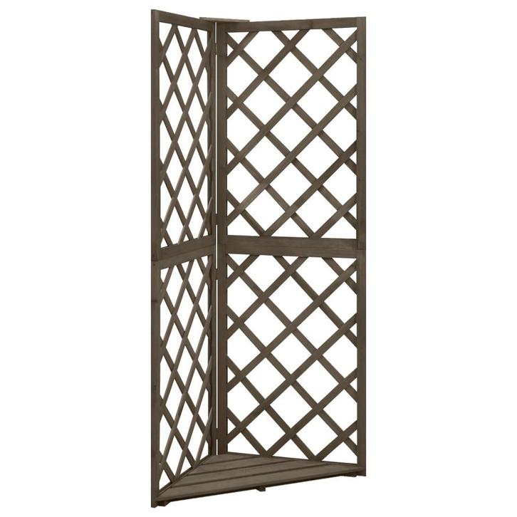 vidaXL Latwerk hoekmodel 50x50x145 cm massief vurenhout, Tuin en Terras, Palen, Balken en Planken, Nieuw, Verzenden