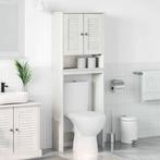 vidaXL Toiletkast met plank VIGO Wit en Antiek Wit 60 x 27 x, Huis en Inrichting, Verzenden, Nieuw