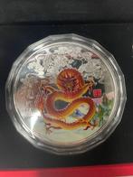 China - Commemorative Medal of Auspicious Dragon Brings, Postzegels en Munten