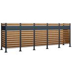 Kliko ombouw - 5 containers - 417x89x150cm - antraciet ho..., Ophalen of Verzenden, Nieuw