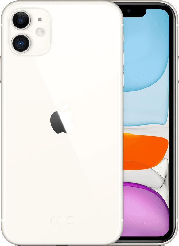 nieuwstaat Apple IPhone 11 (model 2019) 64GB wit + 12, Telecommunicatie, Mobiele telefoons | Apple iPhone, Zo goed als nieuw, Ophalen of Verzenden