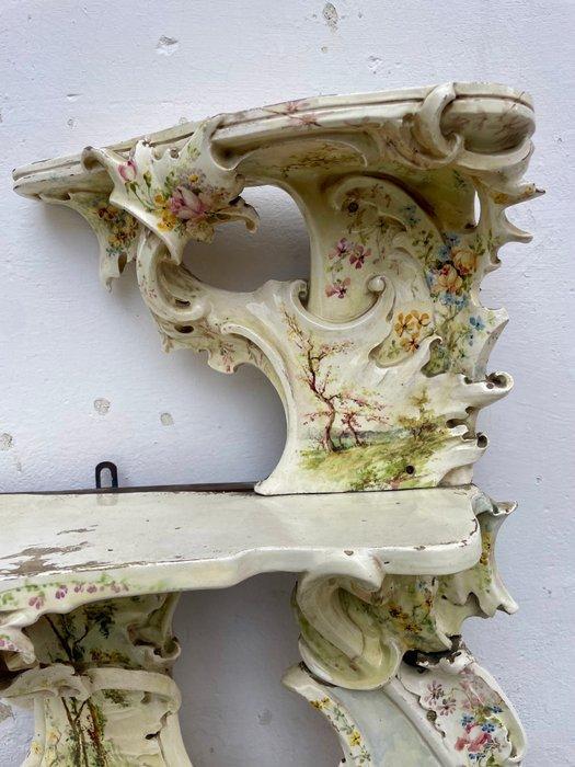 Étagère murale - Porcelaine - Art Nouveau, Antiek en Kunst, Kunst | Designobjecten