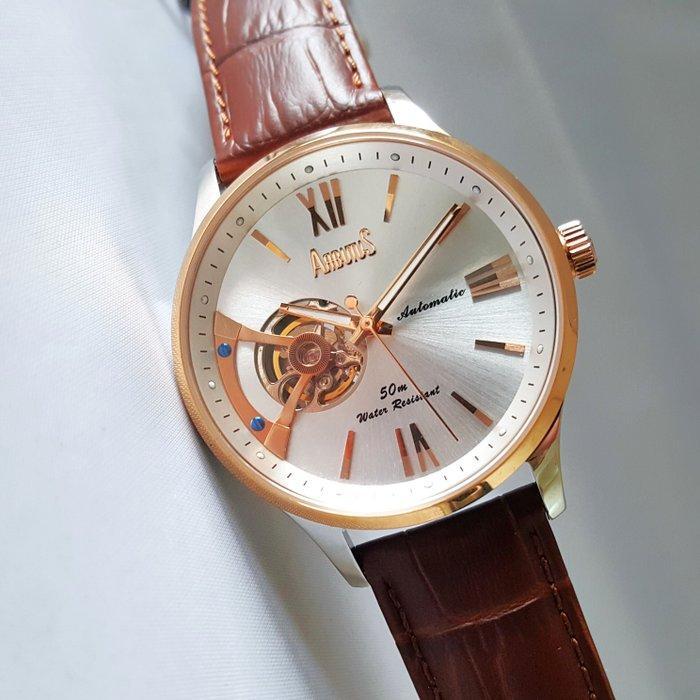 Arbutus - Automatic - Open Heart - Japanese - Sapphire -, Handtassen en Accessoires, Horloges | Heren