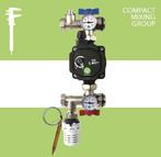 Compacte pomp-pakket t.b.v. vloerverwarmingsverdelers RVS of, Ophalen of Verzenden