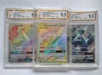 Pokémon - 3 Card - Reshiram & Charizard GX Rainbow Secret //