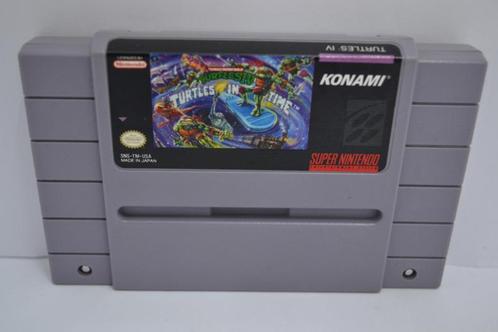 Teenage Mutant Hero Turtles IV - Turtles in Time (SNES USA), Consoles de jeu & Jeux vidéo, Jeux | Nintendo Super NES