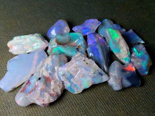 25,4 ct - Australische Donkere/Christal Opal Ruw- 5.08 g, Verzamelen, Mineralen en Fossielen