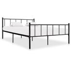 vidaXL Bedframe metaal zwart 180x200 cm, Verzenden, Nieuw