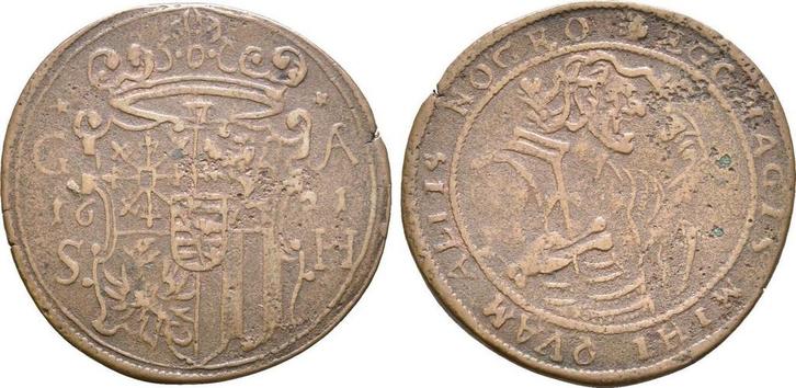 Rechenpfennig 1621 Sachsen Alt weimar: Johann Ernst en se..., Postzegels en Munten, Penningen en Medailles, Verzenden