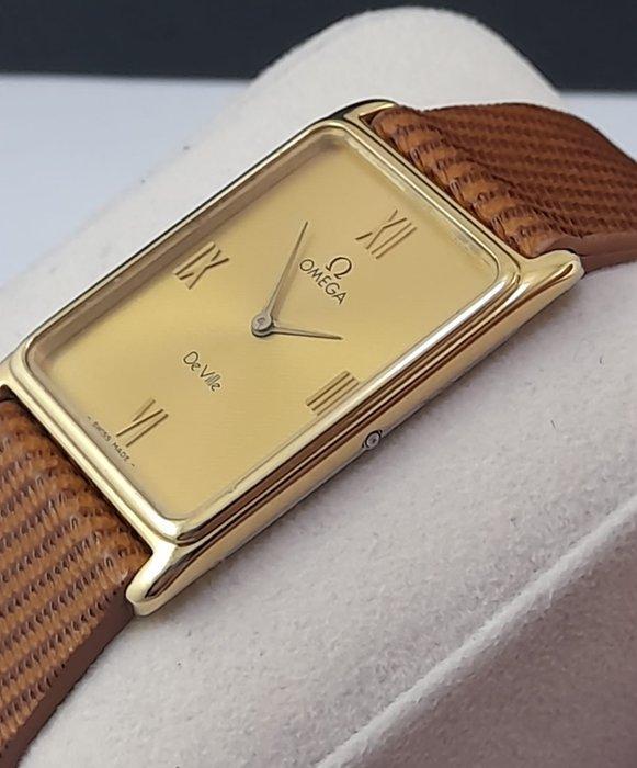 Omega - Tank /18 k Gold Plated Case - Zonder Minimumprijs -, Handtassen en Accessoires, Horloges | Heren