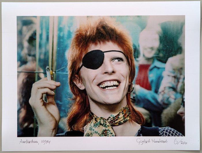 Gijsbert Hanekroot - David Bowie, Amsterdam 1974, Antiquités & Art, Art | Objets design