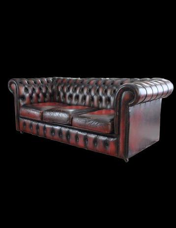 CHESTERFIELD - Sofa - Leder - Chesterfield Club, Antiek en Kunst