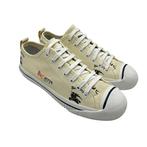 Burberry - Burberry Cream Printed Canvas (No RP) - Sneakers, Nieuw