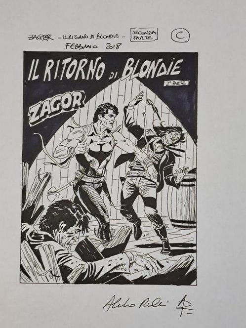 Piccinelli, Alessandro - 2 Original cover - Zagor - Il, Boeken, Stripverhalen