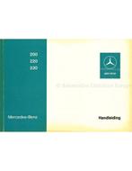 1973 MERCEDES BENZ E KLASSE INSTRUCTIEBOEKJE NEDERLANDS