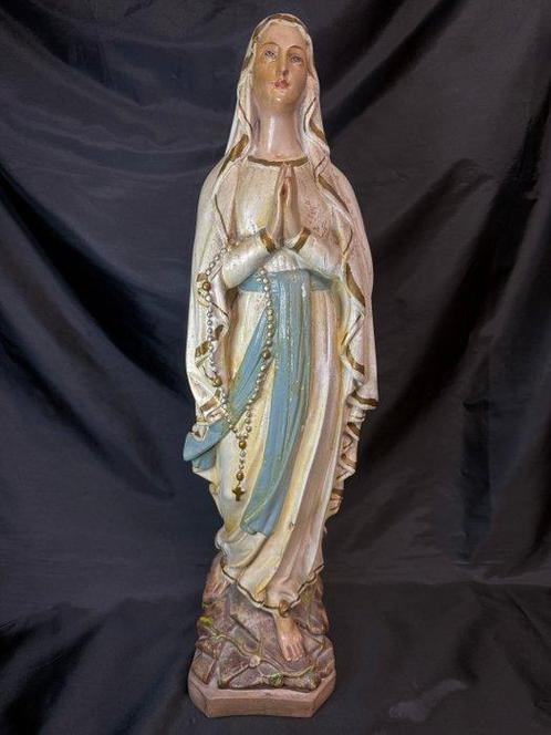 Statue, Groot Maria-beeld - 65 cm - Plâtre, Antiek en Kunst, Antiek | Boeken en Manuscripten