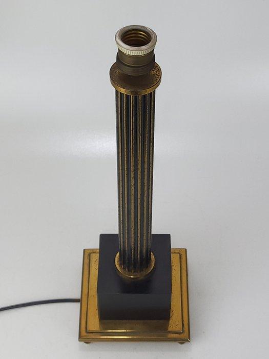 Staande lamp - verguld messing basis - Kolomvormige, Antiek en Kunst, Curiosa en Brocante