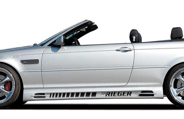 Rieger side skirt (185mm) | 3er E46: 02.98-12.01 (tot Faceli, Auto-onderdelen, Carrosserie, Nieuw, BMW, Verzenden